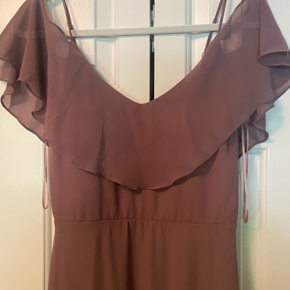 Birdy Grey - Dark Mauve “Jane” Bridesmaid Dress - Picture 2 of 11